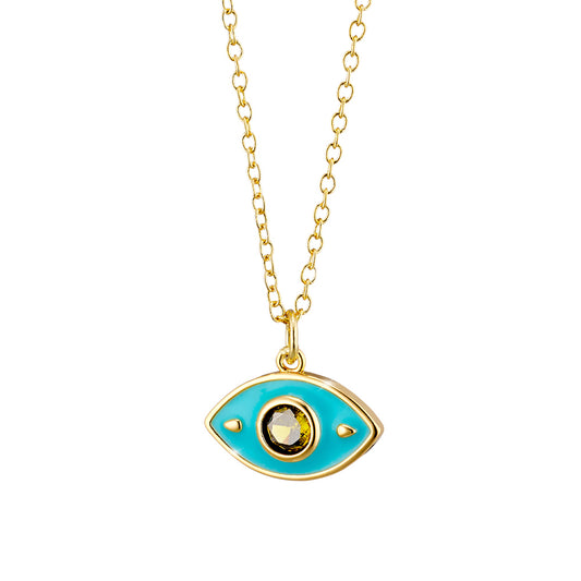 Dreams turquoise eye necklace