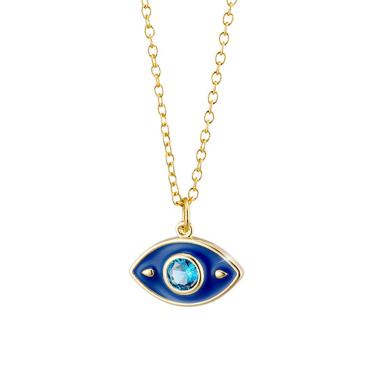 Dreams blue eye necklace