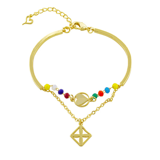 Princess gold-plated bracelet