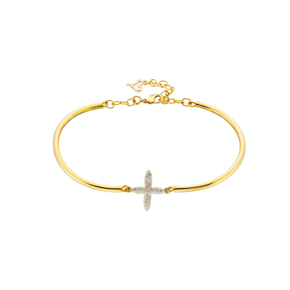 Princess gold bracelet bangle