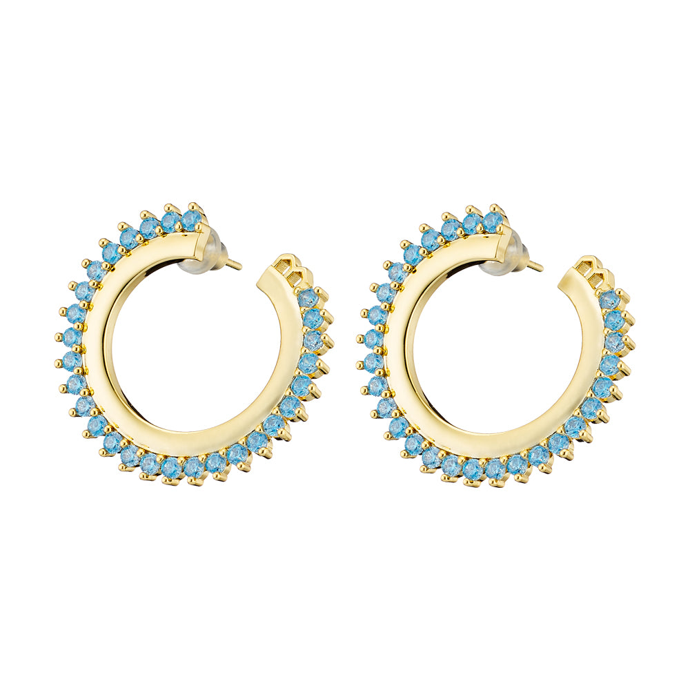 Crown aqua zirconia hoops